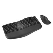 Kensington Pro Fit Ergo KM675 EQ Wireless Keyboard & Mouse Desktop Set - Black