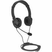 Kensington - Classic EQ USB-C Headset with Mic, Volume Control, 6 Ft Braid Cord, Padded Headband for Kids & Adults - Red