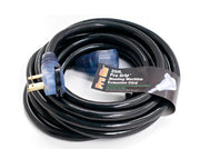 Extension Cord, 250 V, 50 Amps, 8/3 AWG, 25 ft L, Black