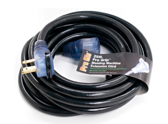 Extension Cord, 250 V, 50 Amps, 8/3 AWG, 50 ft L, Black