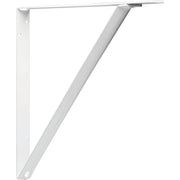 John Sterling Closet-Pro 19 In. D. x 16 In. H. White Steel Fixed Shelf Bracket