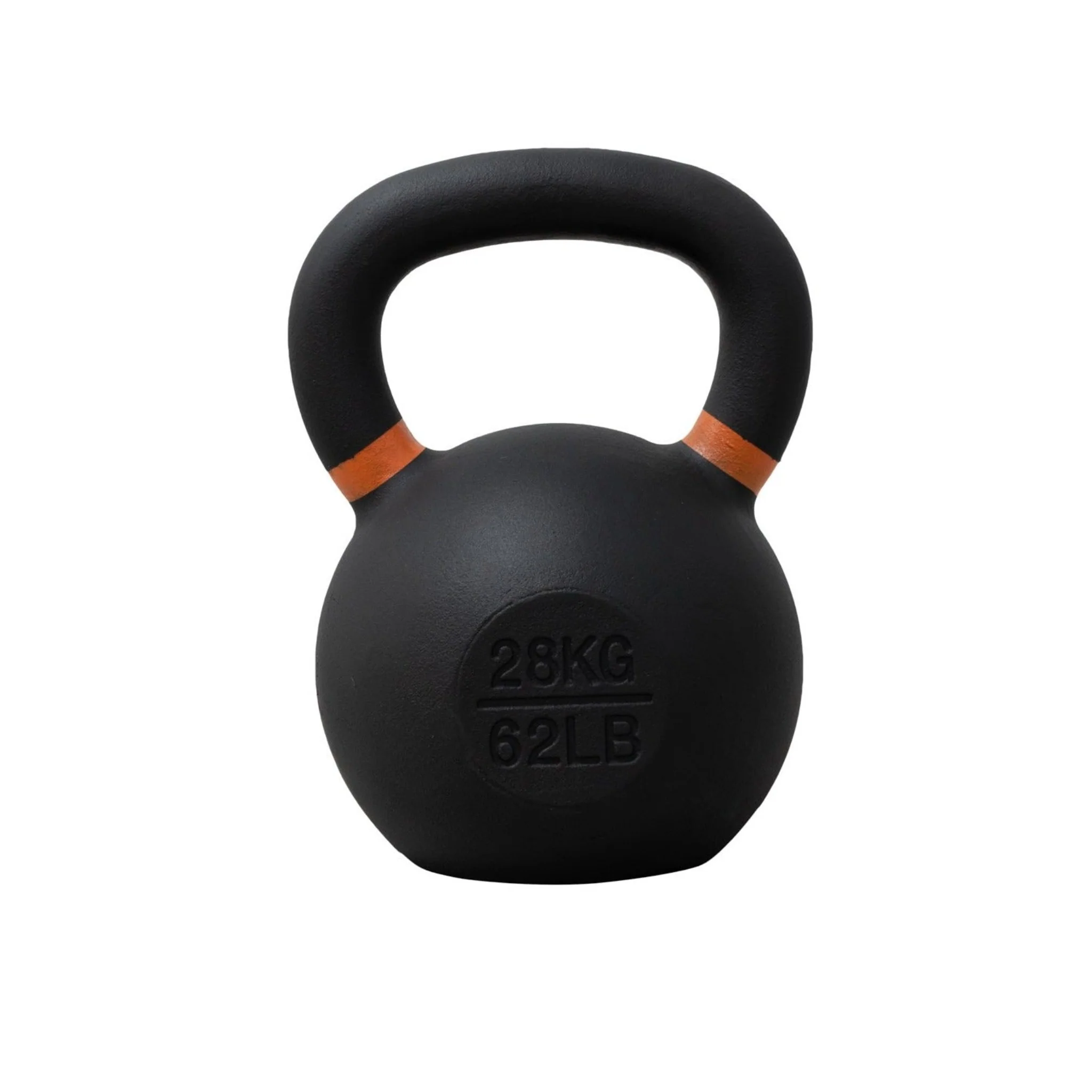 KETTLEBELL, TORQUE CAST IRON - 28 KG/61.7 LB