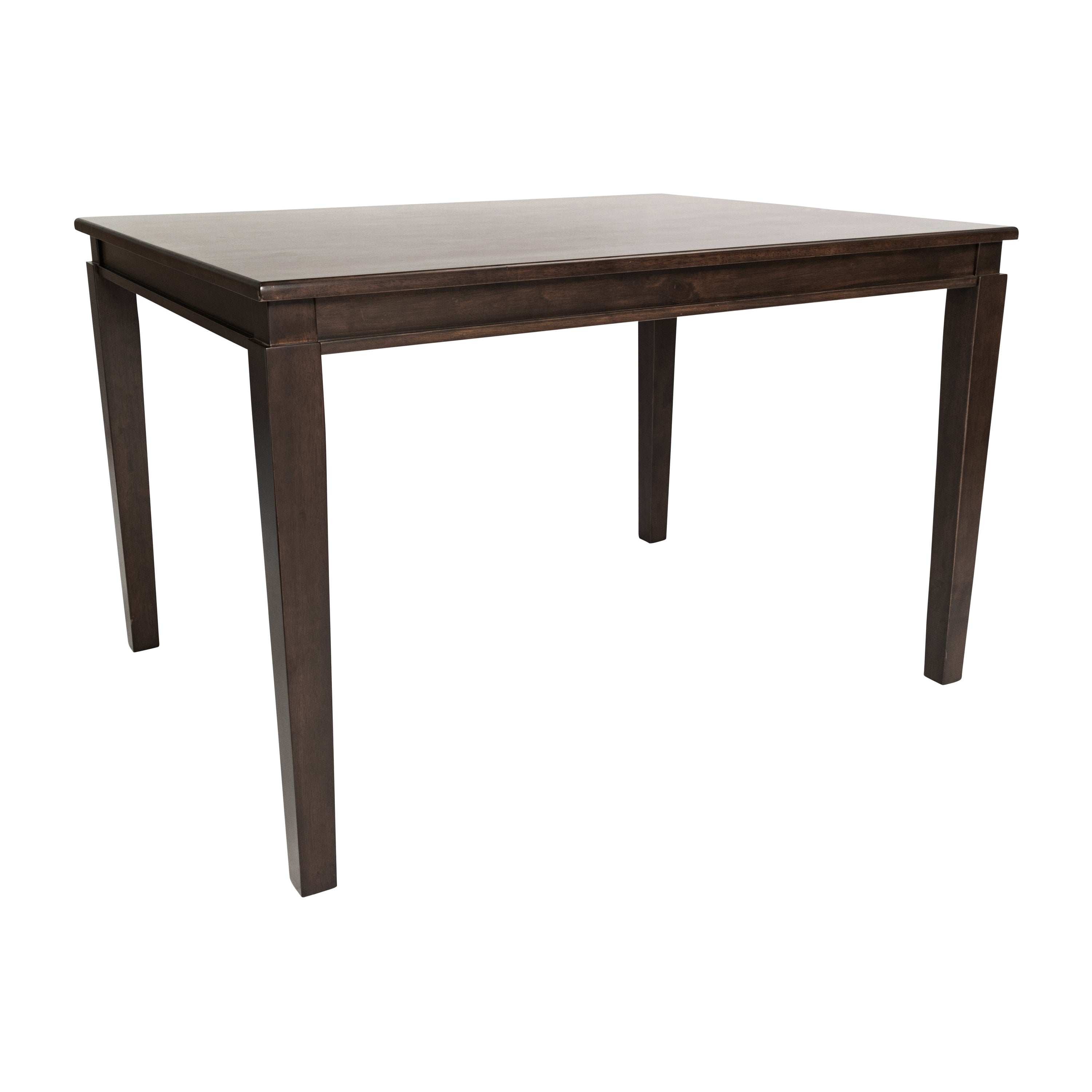 Henry 47" Solid Wood Dining Table, Commercial Grade Heavy Duty Rectangle Wood Table for 4, Wenge Matte Finish