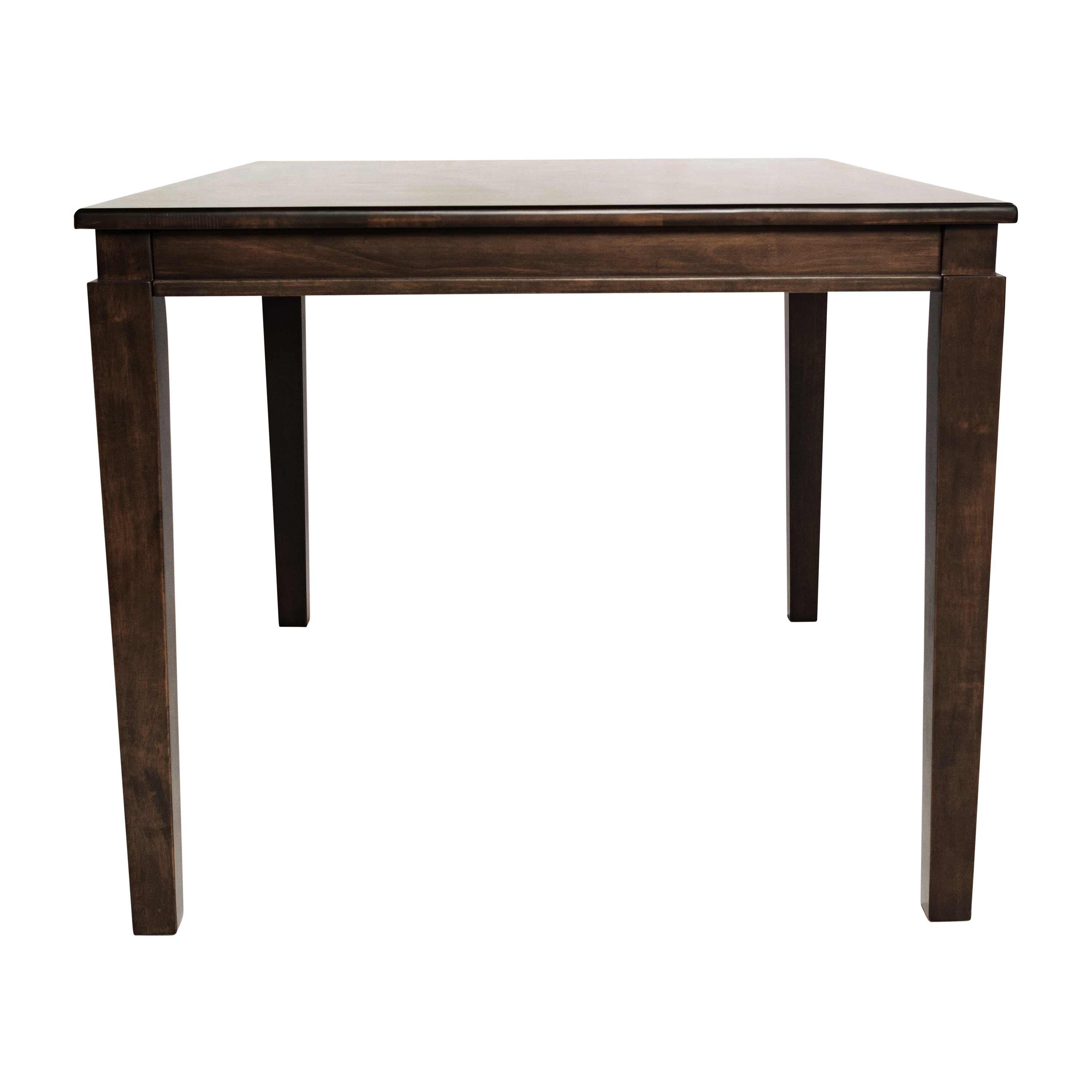 Henry 47" Solid Wood Dining Table, Commercial Grade Heavy Duty Rectangle Wood Table for 4, Wenge Matte Finish