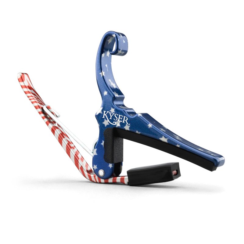 Kyser KG6STARA Quick Change Guitar Capo, Stars And Stipes