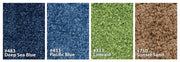 KIDplush Solids Collection Carpet  - 4ft x 6ft - Rectangle - Deep Sea Blue