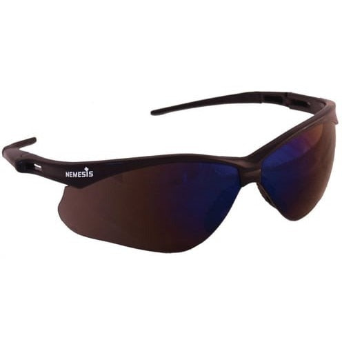 Safety Glasses, Smoke, Hardcoated, Black, Universal, Black