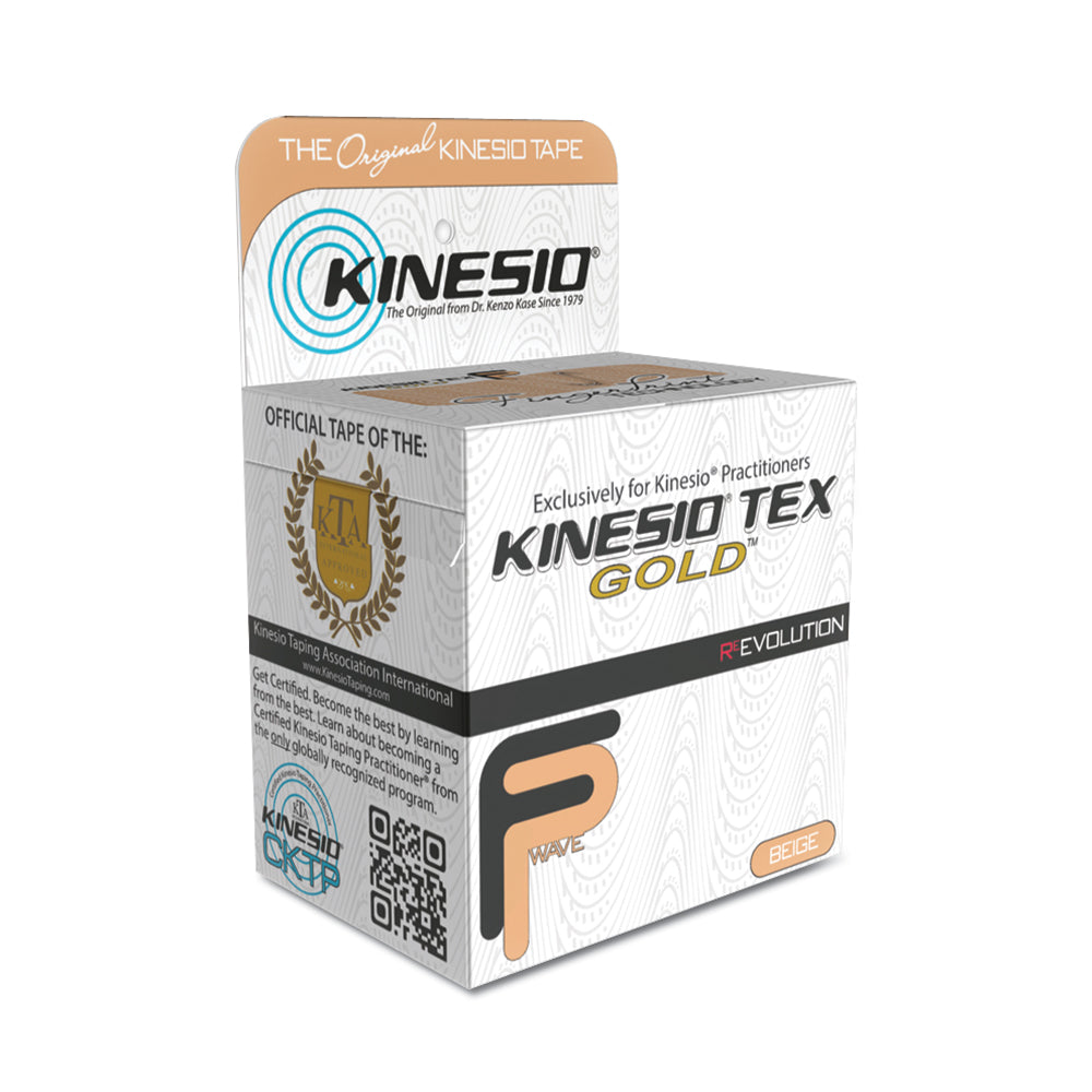 Kinesio Tex Gold Fp, 1" X 16.4', Beige, 2/Pk