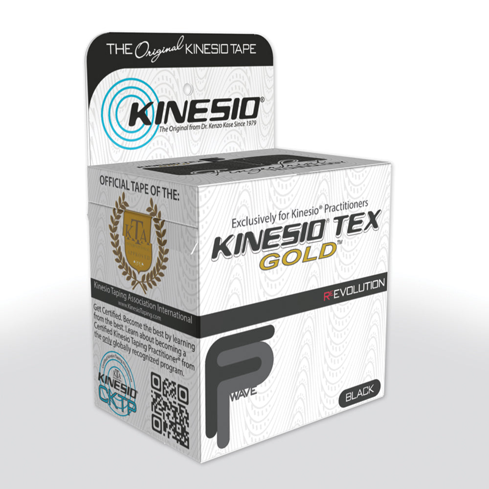 Kinesio Tex Gold Fp, 2" X 16.4', Black