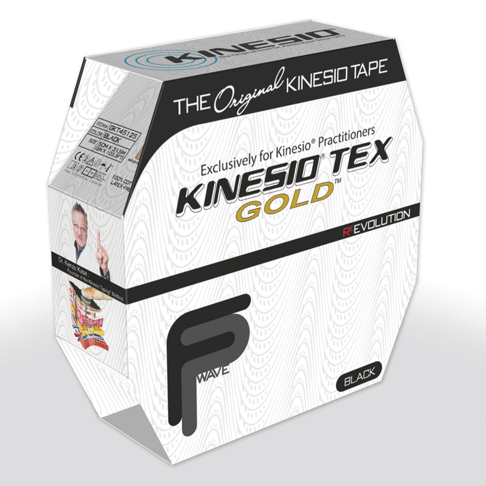 Kinesio Tex Gold Fp, Bulk 2" X 103.3', Black