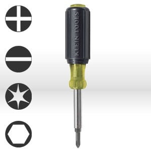 Multi-tool, 11-in-1 Screwdriver/Nut Driver with Cushion Grip, Std. Pack of 6
