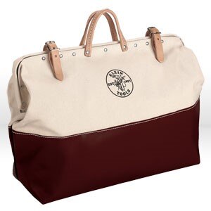 Tool Bag, Canvas, w/ Vinyl, 24"L x 6"W x 15"D