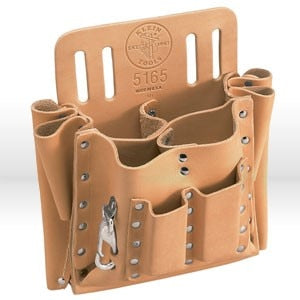 Tool Pouch, Leather, 10-Pockets, Knife Snap