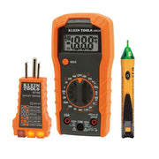 69149P Klein Tools, 3-Piece Multimeter Test Kit, MM300 2 x AAA, NCVT-1P 2 x AAA