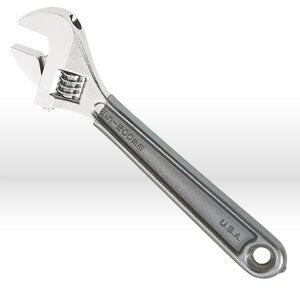 Adjustable Wrench, 4", Plastic-Dip Handle