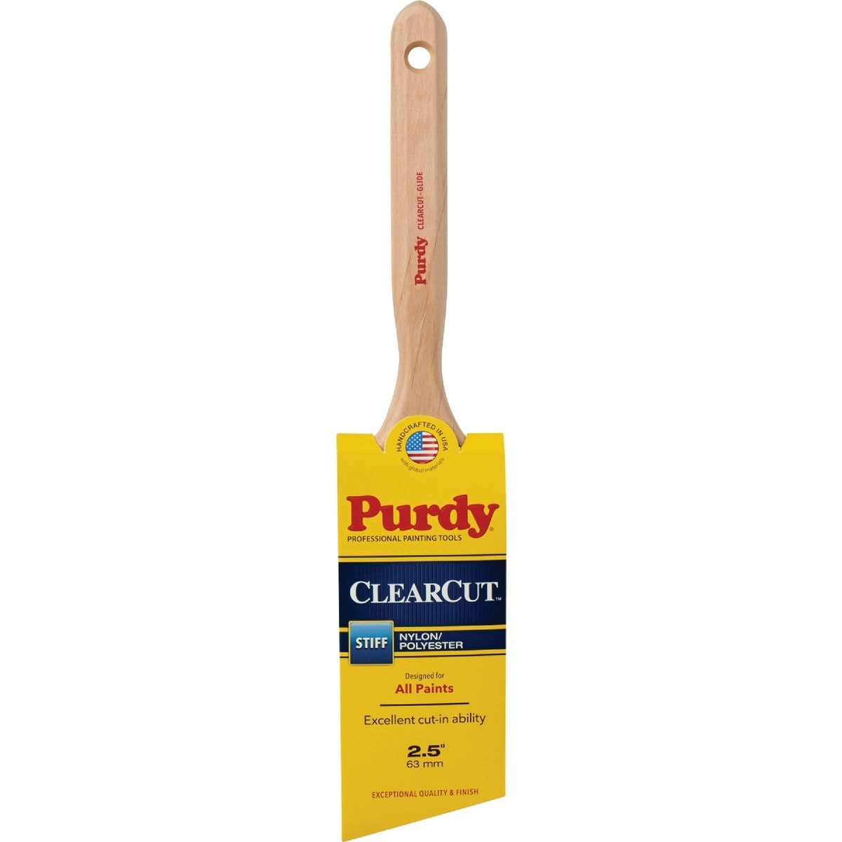 Purdy Clearcut Glide 2-1/2 In. Angular Trim Stiff Paint Brush