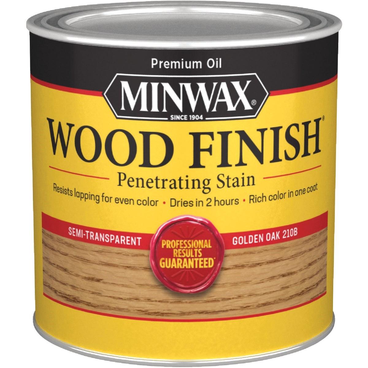 Minwax Wood Finish Penetrating Stain, Golden Oak, 1/2 Pt.