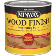 Minwax Wood Finish Penetrating Stain, Colonial Maple, 1/2 Pt.