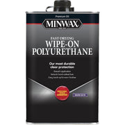 Minwax Warp Satin Wipe-On Interior Polyurethane, 1 Qt.