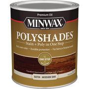 Minwax Polyshades 1 Qt. Satin Stain & Finish Polyurethane In 1-Step, Mission Oak