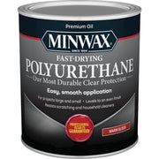 Minwax Gloss Fast-Drying Interior Polyurethane, 1 Qt.