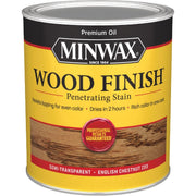 Minwax Wood Finish Penetrating Stain, English Chestnut, 1 Qt.