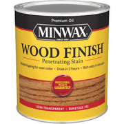 Minwax Wood Finish Penetrating Stain, Gunstock, 1 Qt.