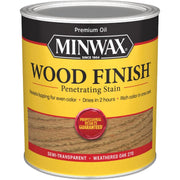 Minwax Wood Finish Penetrating Stain, Weathered Oak, 1 Qt.