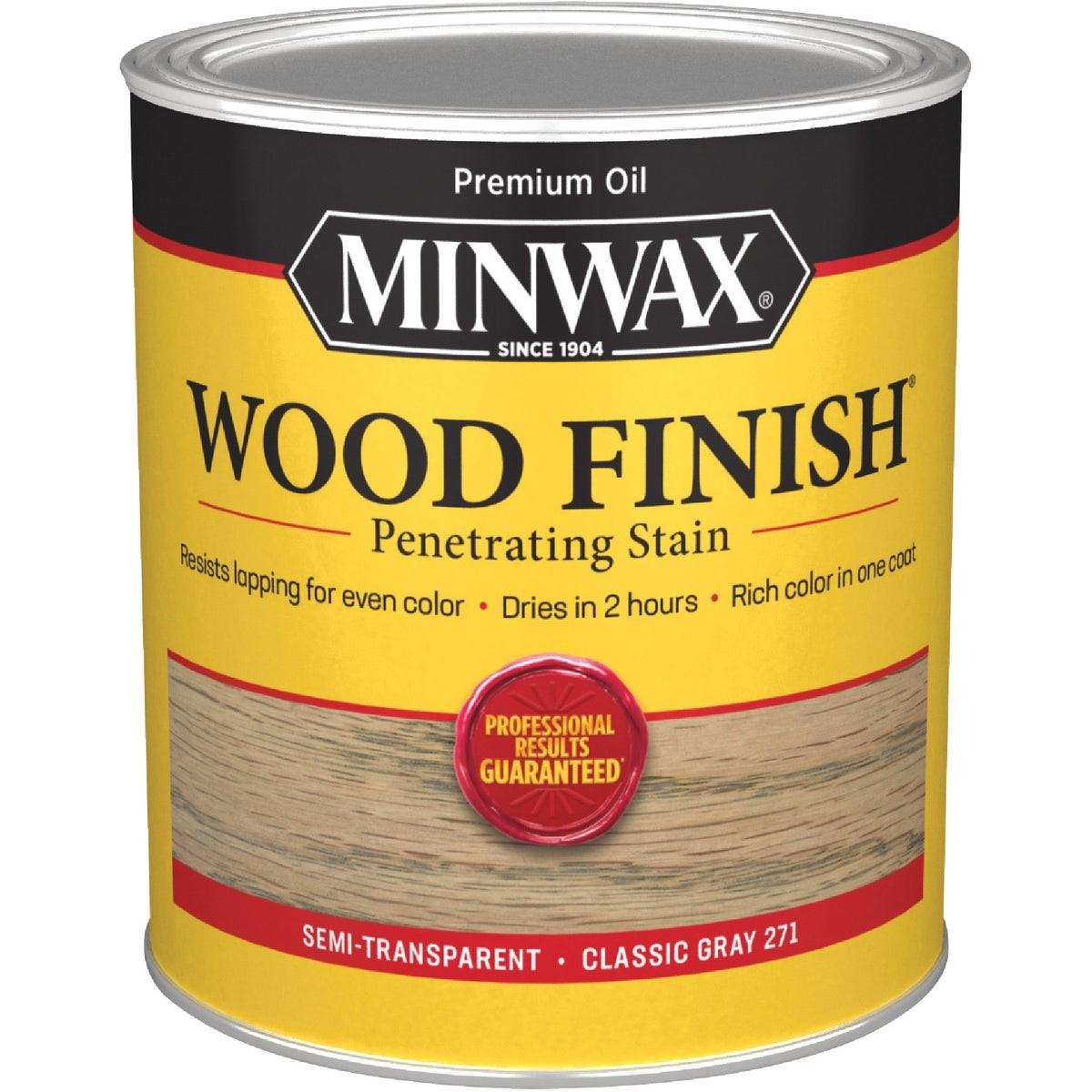 Minwax Wood Finish Penetrating Stain, Classic Gray, 1 Qt.