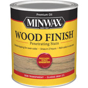 Minwax Wood Finish Penetrating Stain, Classic Gray, 1 Qt.