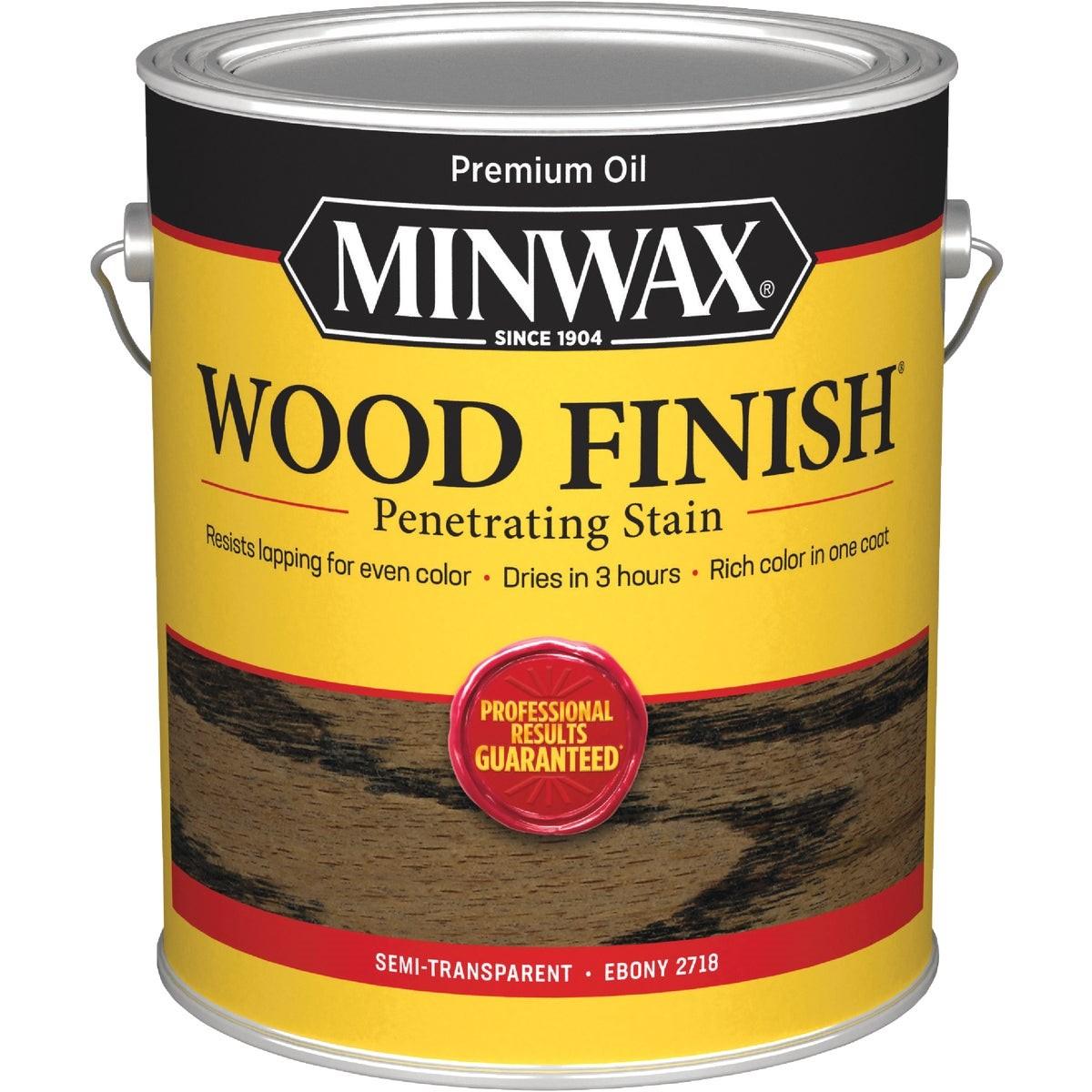 Minwax Wood Finish VOC Penetrating Stain, Ebony, 1 Gal.