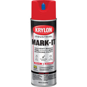 Krylon Mark-It 730208 Industrial SB APWA Red Inverted Marking Paint