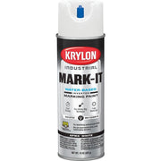 Krylon Mark-It 731608 Industrial WB APWA Brilliant White Inverted Marking Paint