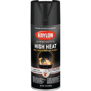 Krylon Flat Black 12 Oz. High Heat Spray Paint
