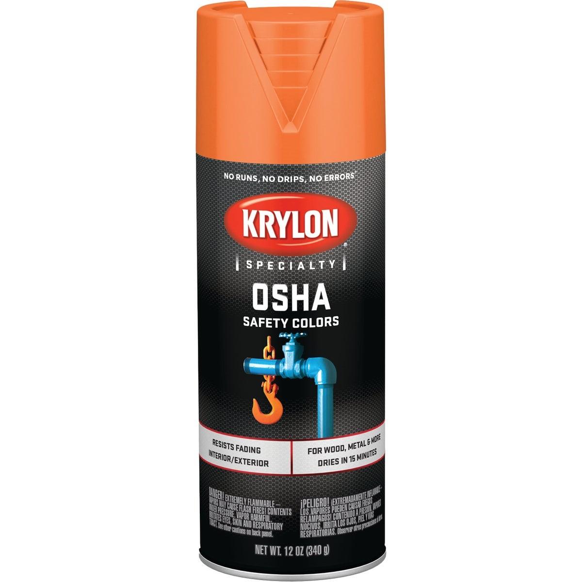 Krylon OSHA 12 Oz. Gloss Spray Paint, Safety Orange