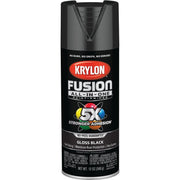 Krylon Fusion All-In-One Gloss Spray Paint & Primer, Black