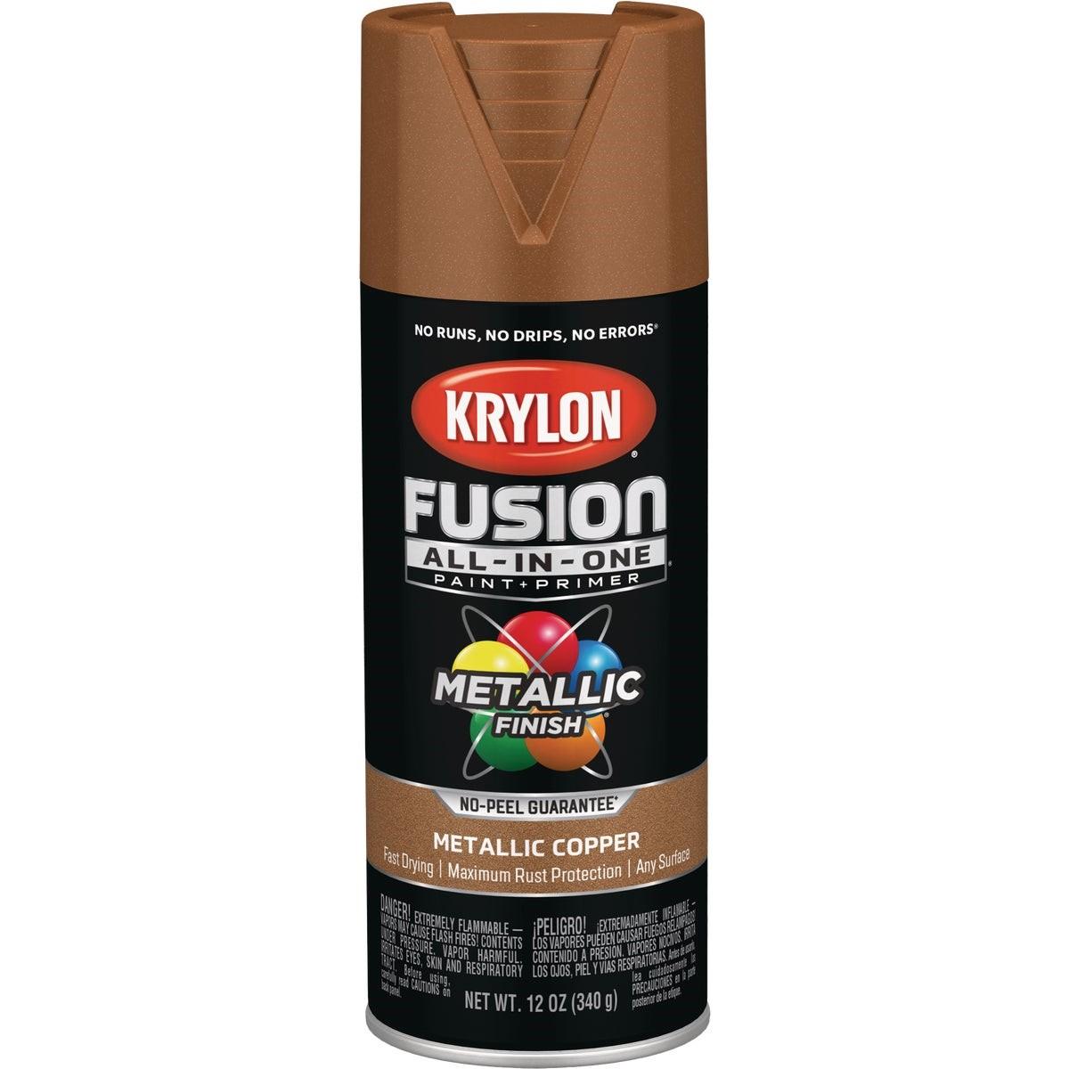 Krylon Fusion All-In-One Metallic Spray Paint & Primer, Copper
