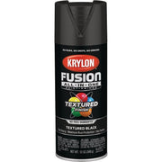 Krylon Fusion All-In-One Textured Spray Paint & Primer, Black