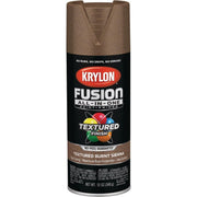 Krylon Fusion All-In-One Textured Spray Paint & Primer, Burnt Sienna