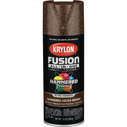 Krylon Fusion All-In-One Hammered Spray Paint & Primer, Cocoa Brown