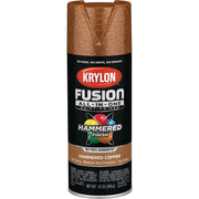 Krylon Fusion All-In-One Hammered Spray Paint & Primer, Copper