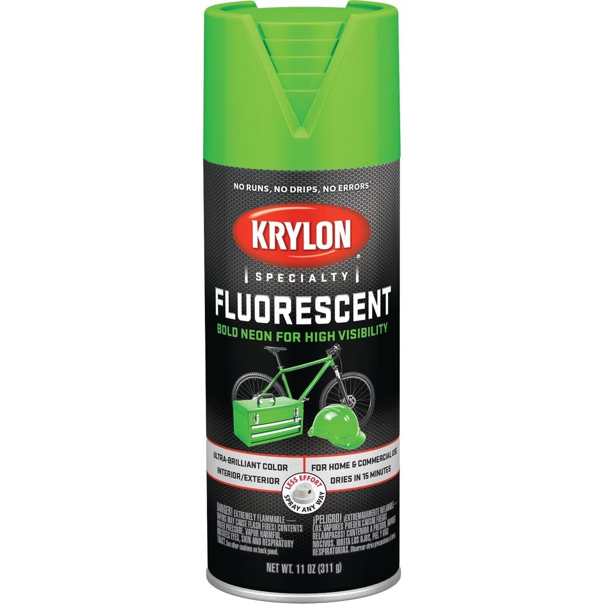 Krylon 11 Oz. Fluorescent Spray Paint, Green