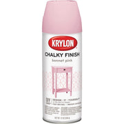Krylon CHALKY FINISH 12 Oz. Ultra Matte Chalk Spray Paint, Bonnet Pink