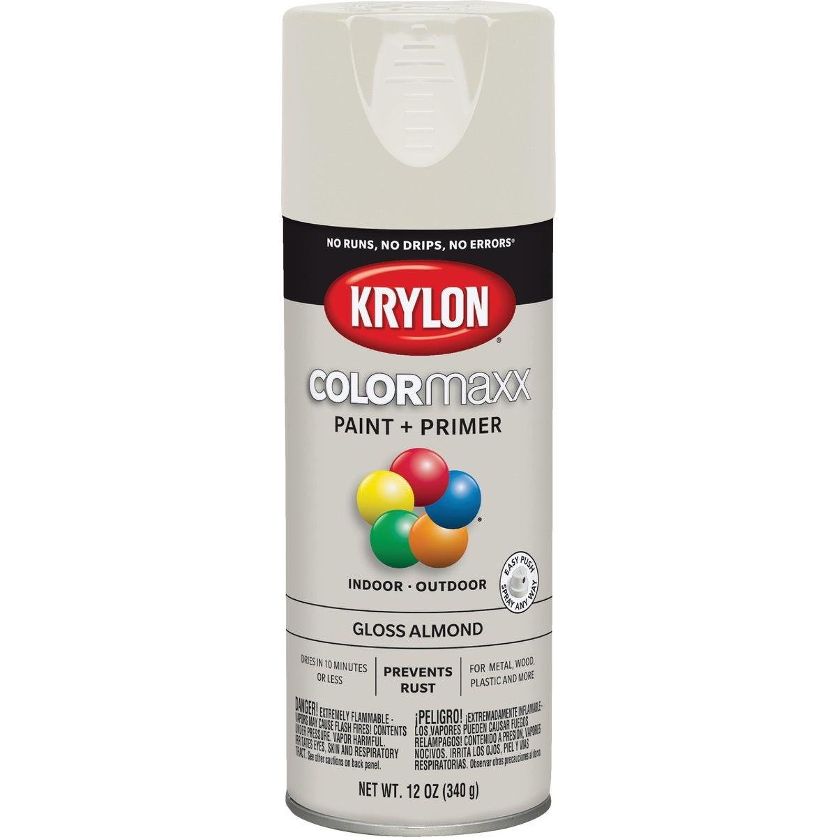 Krylon ColorMaxx 12 Oz. Gloss Spray Paint, Almond