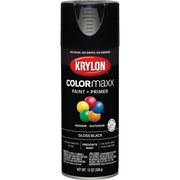 Krylon ColorMaxx12 Oz. Gloss Spray Paint, Black