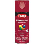 Krylon ColorMaxx 12 Oz. Gloss Spray Paint, Cherry Red
