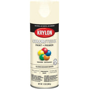Krylon ColorMaxx 12 Oz. Gloss Spray Paint, Dover White