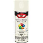 Krylon ColorMaxx 12 Oz. Gloss Spray Paint, Ivory