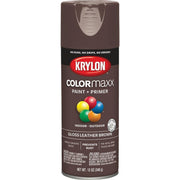 Krylon ColorMaxx 12 Oz. Gloss Spray Paint, Leather Brown