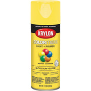 Krylon ColorMaxx 12 Oz. Gloss Spray Paint, Sun Yellow